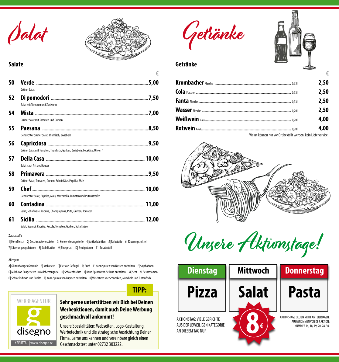 Speisekarte 1